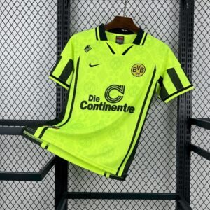 1996-1997 Borussia Dortmund Home Retro Soccer Jersey