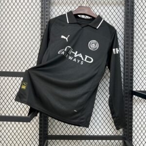 2025-2026 Manchester City Long Sleeve Away Stadium Version