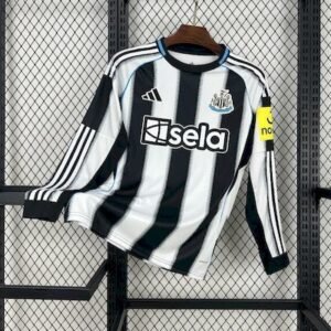 2025-2026 Newcastle United Home Long Sleeve Jersey