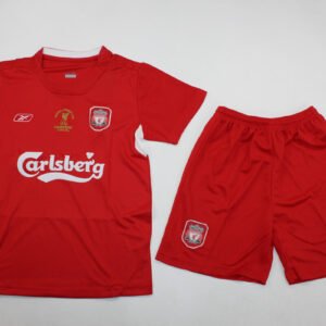 2004-2005 Liverpool Home Kids Retro Jersey