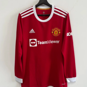 2021-2022 Manchester United Home Retro Long Sleeve