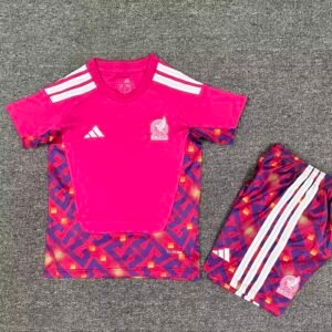 2026-20257 Mexico Goalkeeper Kids Jersey