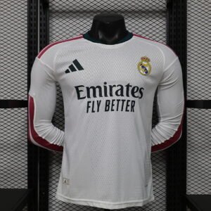 2026-2027 Real Madrid Home Long Sleeve Player Version
