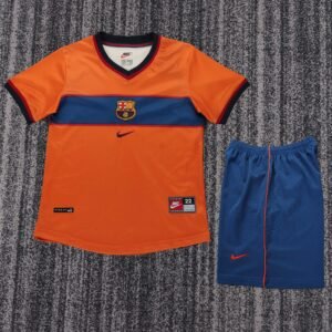 1998-1999 Barcelona Third Kids Retro Jersey