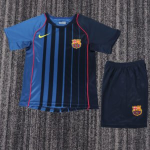 2004-2005 Barcelona Away Kids Retro Jersey