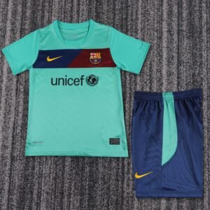 2010-2011 Barcelona Away Kids Retro Jersey