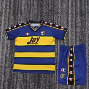2001-2002 Parma Calcio Home Kids Retro Jersey