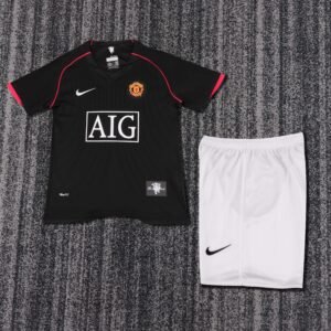2007-2008 Manchester United Away Kids Retro Jersey