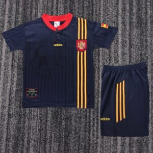 1996 Spain Away Kids Retro Jersey