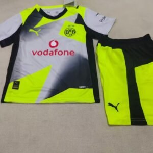 2025-2026 Dortmund Away Kids Jersey