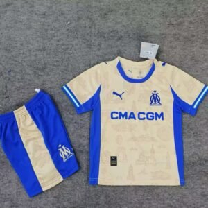 2025-2026 Marseille Third Kids Retro Jersey