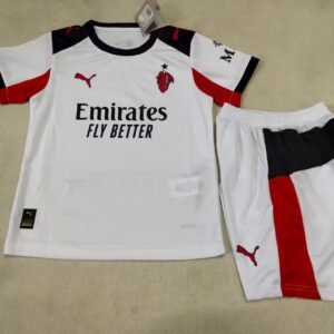 2025-2026 AC Milan Away Kids Jersey
