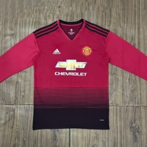 2018-2019 Manchester United Home Retro Long Sleeve