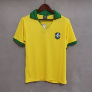 1957 Brazil Home Retro Jersey