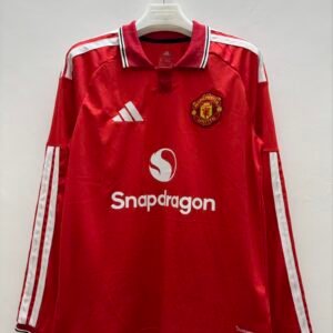 2026-2027 Manchester United Home Long Sleeve Stadium Version