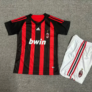 2008-2009 AC Milan Home Kids Retro Jersey