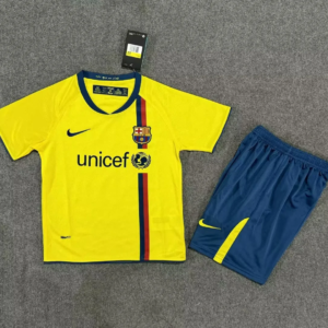 2008-2009 Barcelona Away Kids Retro Jersey