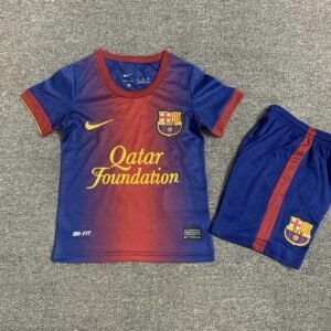 2012-2013 Barcelona Home Kids Retro Jersey