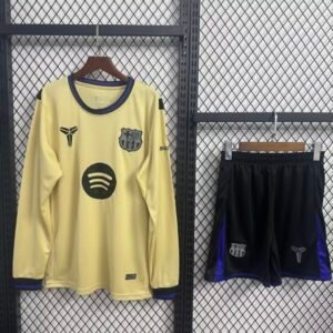 2025-2026 Barcelona Long Sleeve Away Uniform