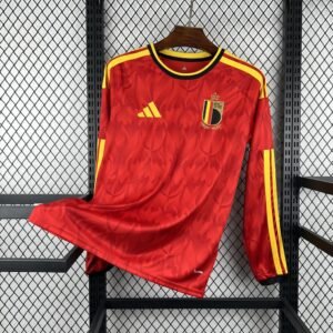 2026 Belgium Long Sleeve World Cup Home Stadium Version