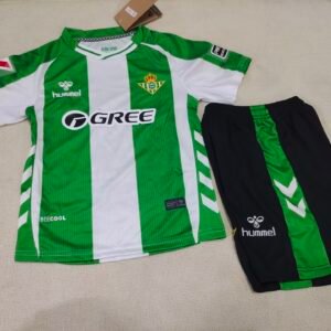 2025-2026 Real Betis Home Kids Jersey