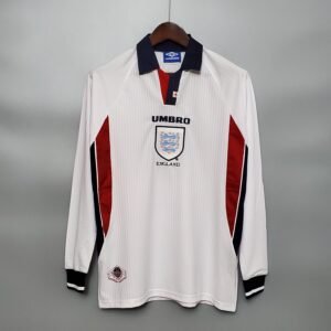1998 England long sleeve Home Retro Jersey