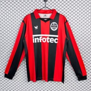 1983-1984 Eintracht Frankfurt Long Sleeve Home Retro Jersey