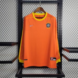 1998 Brazil Long Sleeve Goalkeeper Retro Jersey