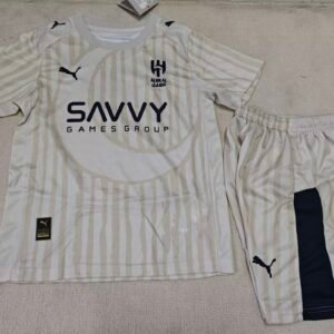 2025-2026 Al-Hilal Saudi Away Kids Jersey