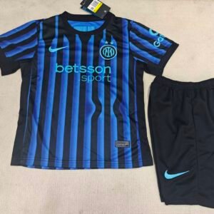 2025-2026 Inter Milan Home kids Jersey