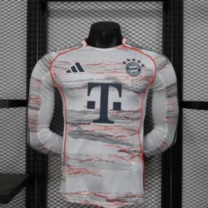 2025-2026 Bayern Munich Away Long Sleeve Player Version