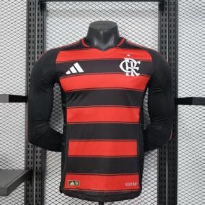 2025-2026 Flamengo Home Long Sleeve Player Edition