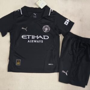 2025-2026 Manchester City Away Kids Jersey