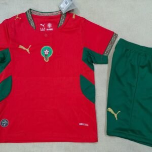 2026 Morocco Home World Cup Kids Jersey