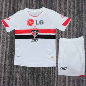 2007-2008 Sao Paulo Home Kids Retro Jersey