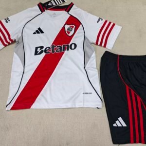 2025-2026 River Plate Home Kids Jersey