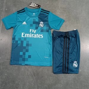 2017-2018 Real Madrid Third Kids Retro Jersey