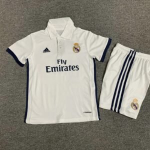 2016-2017 Real Madrid Home Kids Retro Jersey