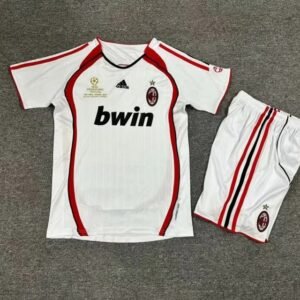 2006-2007 AC milan Away Kids Retro Jersey