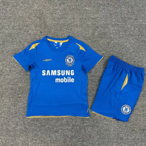 2005-2006 Chelsea Retro Home Kids Jersey