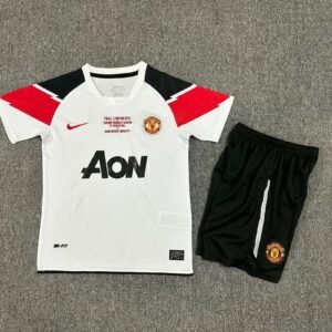 2010-2011 Manchester United Away Kids Retro Jersey