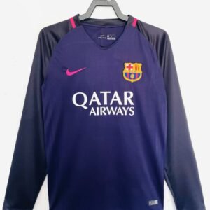 2016-2017 Barcelona Away Retro Long Sleeve Jersey