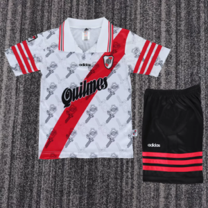 1996 River Plate Home Retro Kids Jersey