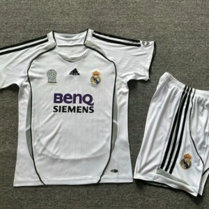 2006-2007 Real Madrid Home Kids Retro Jersey