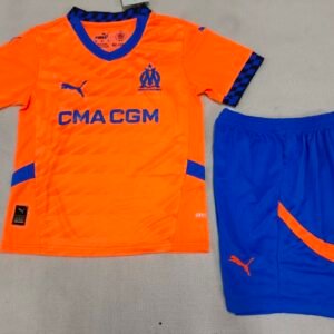2024-2025 Olympique de Marsella Third Kids Jersey