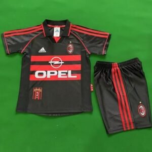 1998-1999 AC Milan Away Kids Retro Jersey