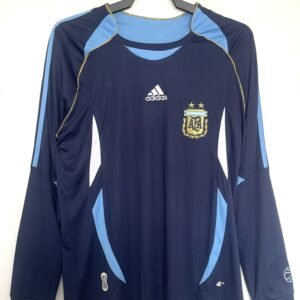 2006 Argentina Long Sleeve Away Retro Jersey