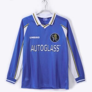 1997-1999 Chelsea Home Long Sleeve Retro Jersey