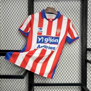 2001-2002 Sporting de Gijon Retro Home Jersey