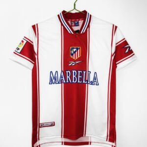 1999-2000 Atletico Madrid Home Retro Jersey